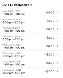 Las Vegas Strip Anyone Want To Share Their Experience Dashing The Strip I M Curious Because Since They Started Delivery There It Seems To Be The Only Zone That Ever Has Peak Pay