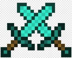 Invite friends to see your creations and custom mods. Minecraft Diamond Sword Png Images Pngwing