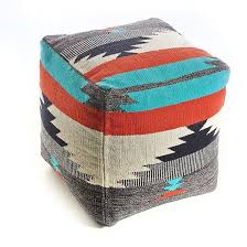 Envie de changement ou votre housse est fatiguée : Pouf Carre Tisse Multicolore Istahan La Redoute Interieurs La Redoute Mobile Pouf Carre Pouf Housse De Coussin