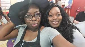 My precious friend Maggie & I in our Rosa Lee tie dye ⛱