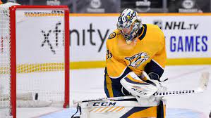 The trophy is awarded each year to an nhl player for leading both on and off the ice with humanitarian work. Pekka Rinne Starts For Nashville Predators In Loss Against Hurricanes