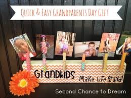 Some people claim that becoming a grandparent is often just as exciting as becoming a parent for the first time. Second Chance To Dream Quick Easy Grandparents Day Gift