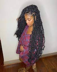 45 Gorgeous Passion Twists Hairstyles Page 4 Of 4 Stayglam Girls Hairstyles Braids Black Girl Braided Hairstyles Twist Braid Hairstyles