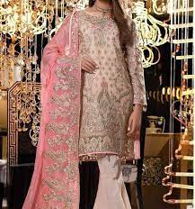 Heavy Embroidered Chiffon Bridal Dress Unstitched Chi 80 Online Shopping Price In P Wedding Dress Prices Pakistani Wedding Dresses Online Bridal Maxi Dress