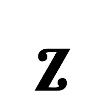 Small letter a to z image. Z Latin Small Letter Z U 007a Graphemica
