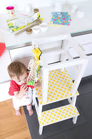Lernturm Selber Bauen Ikea Hack Aus Zwei Hockern Mit Einfacher Anleitung Lernturm Ikea Lernturm Ikea Hacken Kinder