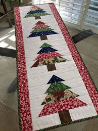 Christmas Quilted Table Runner Reversible Handmade Table Runner Christmas Table Runner Pattern Handmade Table Runner Quilted Table Runners Christmas