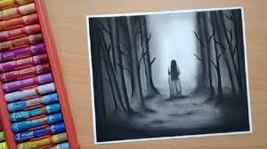 Scary Drawings How To Draw Scary Ghost Scene With Oil Pastel Horror Drawing Youtube Scary eyes drawing at getdrawings | free download. scary drawings how to draw scary ghost scene with oil pastel horror drawing