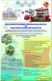 Kumpulan contoh judul skripsi farmasi. Seminar Nasional Tumbuhan Obat Indonesia Ke 56 Convention Hall Unand 4 5 April 2019