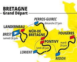 The 2021 tour de france route will start on saturday, june 26th 2021 and finish on sunday, july 18th. Tour De France 2021 Route And Stages