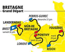 2021 tour de france route map. Tour De France 2021 Route And Stages