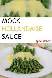 Mock Hollandaise Sauce Made With Sour Cream Mayonnaise Lemon Juice Prepared M Recipe For Hollandaise Sauce Mock Hollandaise Sauce Recipe Hollandaise Sauce