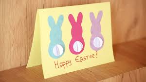 Fun easter crafts for kids great ideas for fun crafts kids can do at easter time. Quick Handmade Easter Card Idea Diy Peeps Marshmallow Themed Card With 3d Bunny Tail Youtube