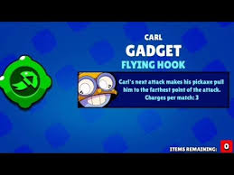 All content must be directly related to brawl stars. New Carl S Gadget Flying Hook Is Op Brawl Stars Youtube