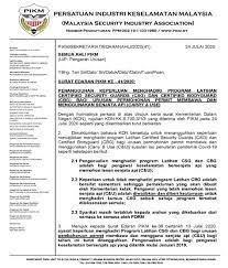 Penambahbaikan prosedur sistem pendaftaran dan bayaran latihan. Program Latihan Surat Surat Edaran Ppkkm Ke 01 2018 Arahan Mewajibkan Siapa Yang Akan Dilatih Gter Jak
