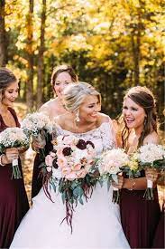 Check spelling or type a new query. Gorgeous Peach And Burgundy Fall Wedding Bouquets Ideas Colorsbridesmaid