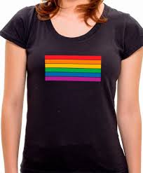 In the mood to buy something gay? Camiseta Bandeira Lgbt Feminina Nerd Universe
