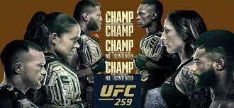 Ufc 205 and 245 saw one title change each. Ufc 259 Live Stream Adesanya Vs Blachowicz Fight Venue Time Main Prelims Card