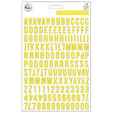 Letter from s to z. The Mix No 2 Puffy Alphabet Stickers 5 X7 Yellow Walmart Canada