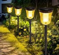 Kruta Super Bright Solar Garden Lights for Yard, 4 Pack, 200 ...