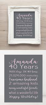 40th Birthday Gift Ideas For Best Friend Female Uk 40th Birthday Gift 40 Years Old Birthday Party Gift Etsy 40th Birthday Gifts Birthday Party Gift 40th Bday Ideas