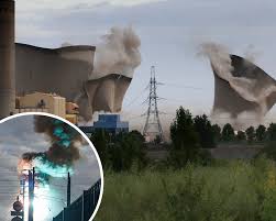 Sunday's incident is the latest in a string of fires and explosions at military and civilian sites across iran. Didcot Power Station Demolition Causes Power Cut And Explosion Somerset County Gazette