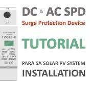 SPD - Surge Protection Devices Para sa Solar PV System Installation  (TAGALOG)