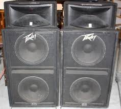 The peavey 430 cabinets are closed back stereo/mono cabinets that allow for the versatility of the speaker complement of 4 vintage stephens trusonic™ v30 12 16 ohms rated at 30 watts each are. Set Of Peavey Sp 4 Speaker Cabinets