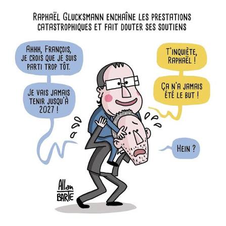 Raphaël Glucksmann : François Hollande a-t-il déjà épuisé son canasson ?  Pour soutenir la lutte dessinée, engagée et indépendante : ▶️  https://ko-fi.com/allanbarte ▶️ https://fr.tipeee.com/allan-barte
