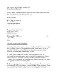 Contoh Surat Aduan Kepada Majlis Daerah
