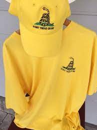 Free returns 100% money back guarantee fast shipping Don T Tread On Me Set Yellow Made In Virginia Store
