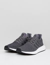 Adidas Black And Grey Running Shoes Adidas Originals Swift Run Sneakers In Gray Cg4116 Gray Sneakers Adidas Adidas Originals