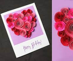 A friend like you is more priceless than the most beautiful diamond. Beautiful Birthday Greeting Card Idea Pop Up Rose Heart Diy Birthday Card 5 Steps Instructables