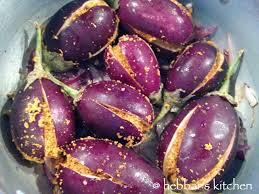 Ennegayi Recipe Badanekai Yennegai Stuffed Brinjal Recipe Recipe Recipes Eggplant Recipes Food And Drink