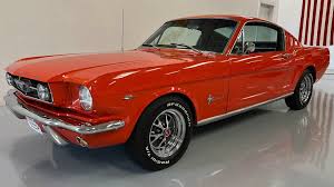 Image result for Poppy Red 1964 Mustang