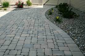 We'll demonstrate the hardscape project with paver patio ideas to help personalize your new space. Kingsland Traditional Paver Color Blue Ridge Walkway Outdoor Patio Pavers Paver Patio Concrete Paver Patio