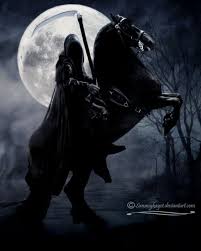 The Pale Rider Porter Grim Reaper Dark Fantasy Art Black Horse