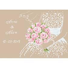 Cross stitch patterns for weddings. Cross Stitch Pattern Wedding Souvenir