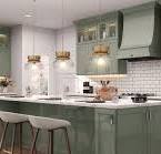 RTA Sage Green Shaker Kitchen Cabinets – Jarlin Cabinetry ...