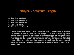 We did not find results for: Seni Kerajinan Tangan Sering Disebut Sebagai Jawabanku Id