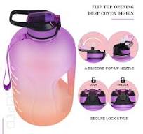 KEEPTO Garrafa de água de 3,65 ml livre de BPA – Garrafa de ...