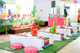 This colorful paper flower backdrop is great for mexican fiesta themed parties. Kara S Party Ideas Mexican Fiesta Birthday Party Kara S Party Ideas