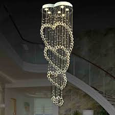 Modern Luxury Led Crystal Chandelier Lights Heart Rain Drop Chandeliers K9 Crystal Ball Lamp Dia 19 7 H74 6inch Chandeliers Aliexpress