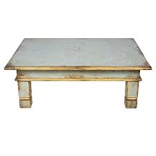 Distressed Light Blue Coffee Table Blue Coffee Tables Blue Distressed Furniture Distressed Coffee Table