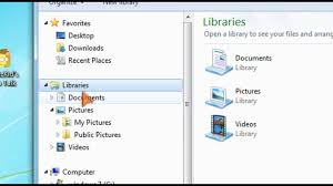 The search will look in all the folders and sub folders in the current location. Windows 7 Tutorial How To Restore Missing Library Folders Youtube