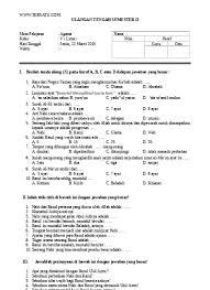 Soal uas agama kristen kelas 3 sd semester 1. Top Pdf Agama Uts Sd Kelas 3 Semester 2 123dok Com