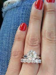 Tiffany 2 5 Solitare H Vvs1 With 1 76 Carat Tiffany Band F Color Vs1 Ring Size 6 Perfection Wedding Rings Engagement Wedding Ring Sets Tiffany Band