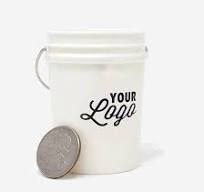 Custom Printed 1:6 Scale Mini 5 Gallon Bucket