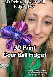 Spinning Circle Fidget Toy 3d Printed