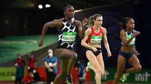 We have only seen the heats, of course. Dina Asher Smith Runs Hot As She Equals Her Fastest Ever 60m After 15 Months Out Mirror Online